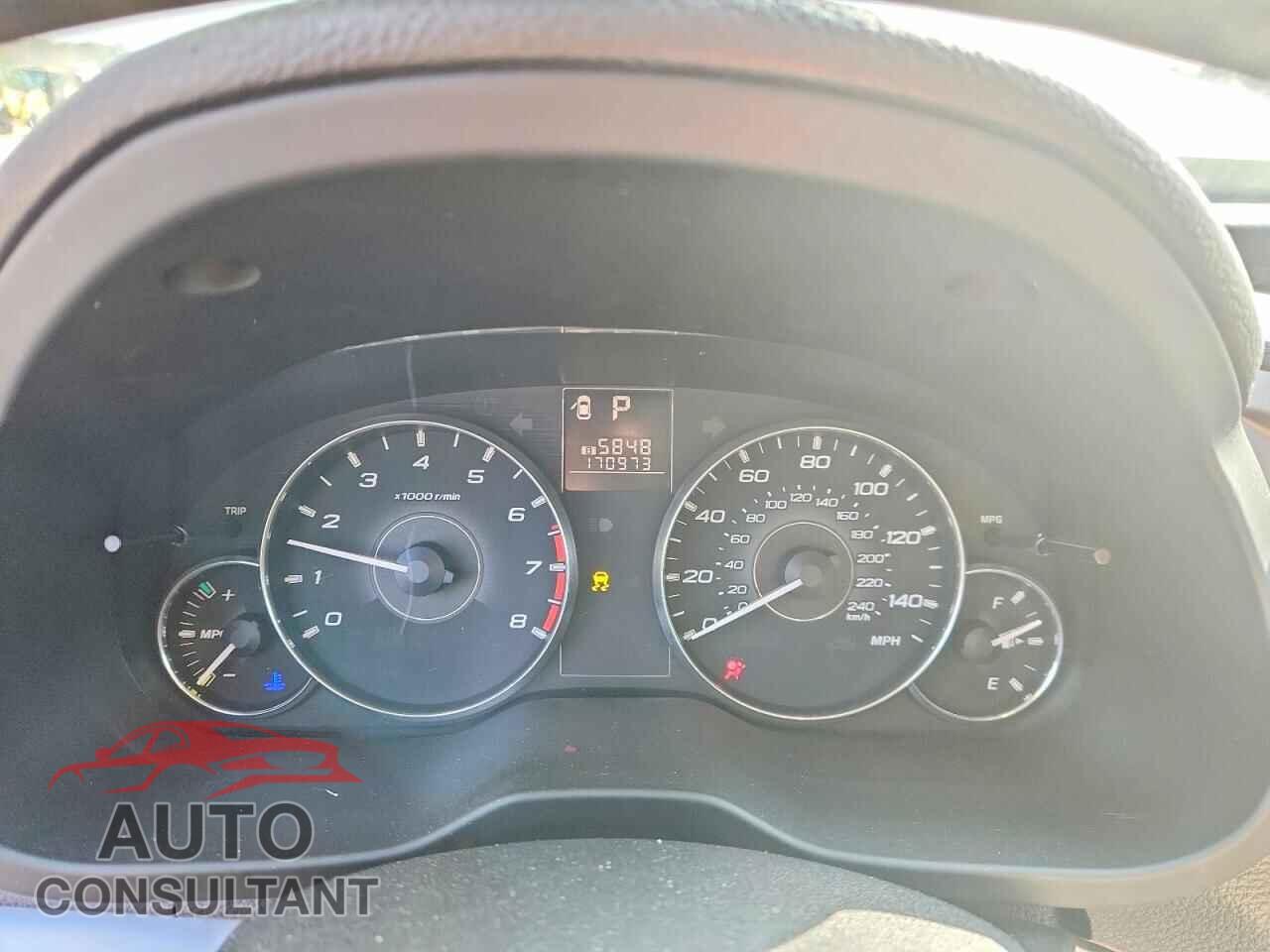 SUBARU OUTBACK 2012 - 4S4BRCCC2C3290827