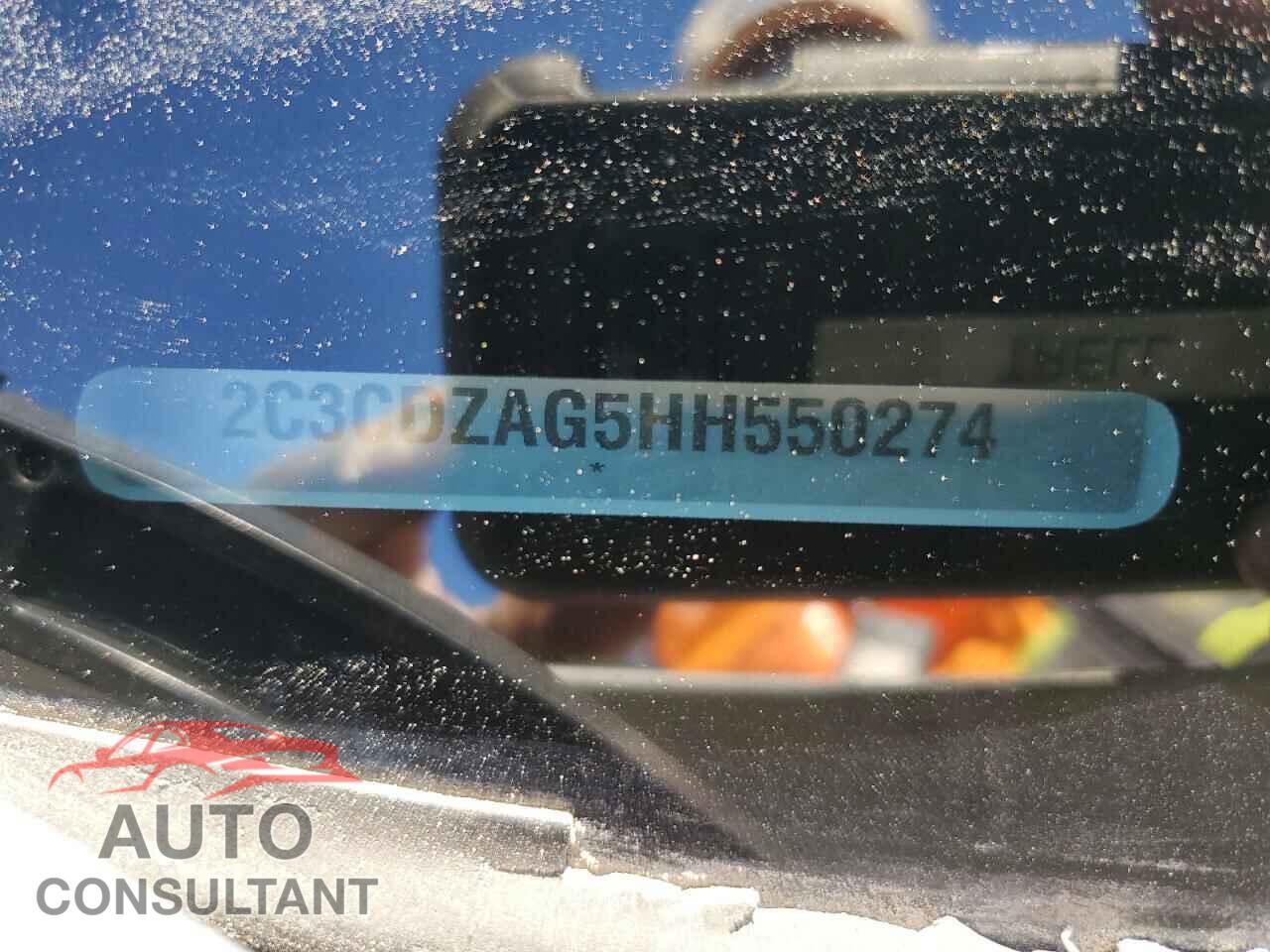 DODGE CHALLENGER 2017 - 2C3CDZAG5HH550274