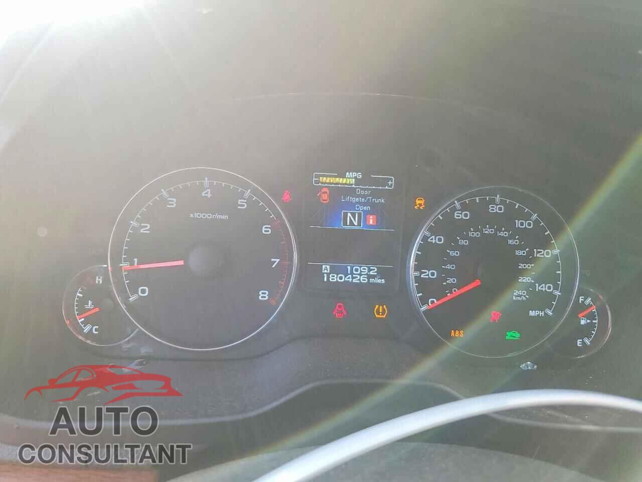 SUBARU OUTBACK 2014 - 4S4BRBLC8E3244688