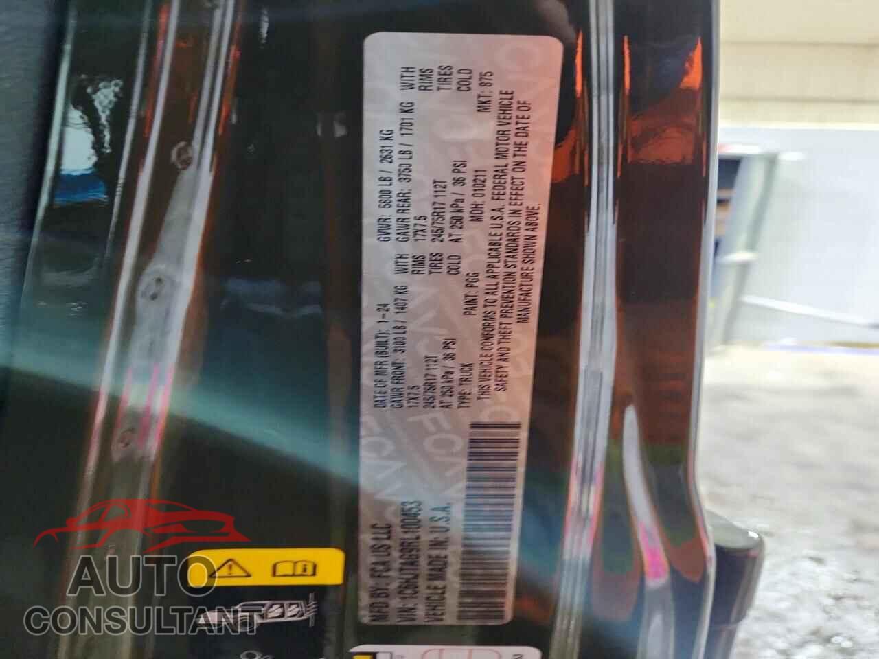 JEEP GLADIATOR 2024 - 1C6HJTAG9RL100453
