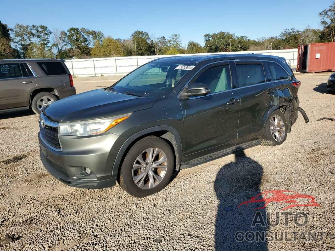 TOYOTA HIGHLANDER 2015 - 5TDJKRFH5FS080255