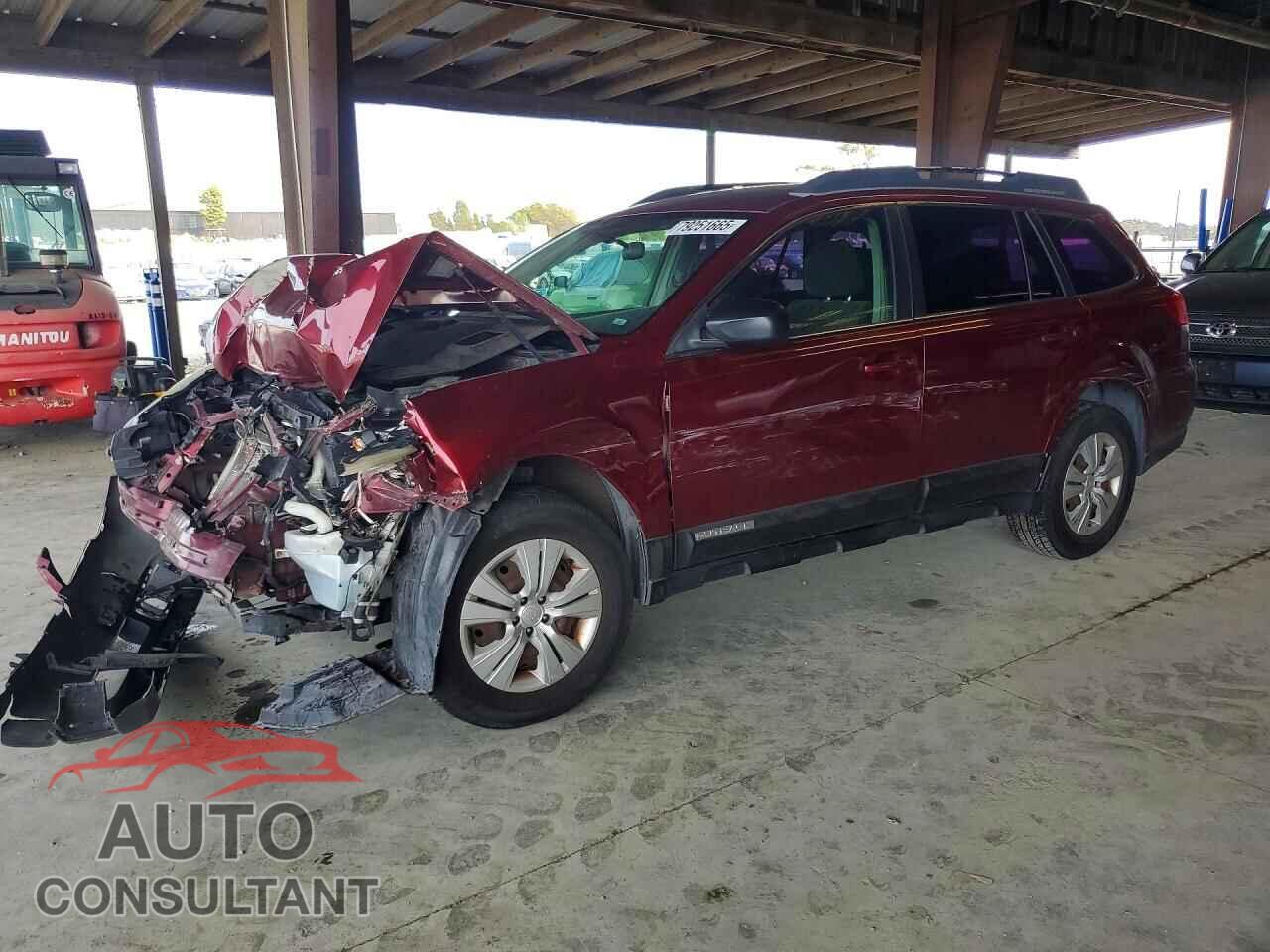 SUBARU OUTBACK 2011 - 4S4BRBAC2B3427292