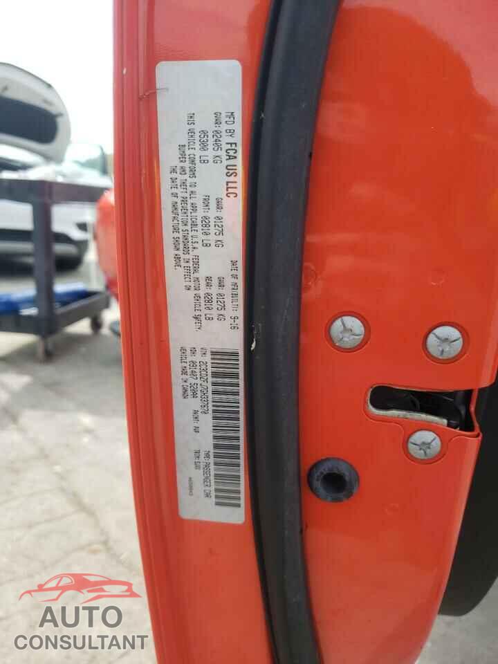DODGE CHALLENGER 2016 - 2C3CDZFJ7GH337670