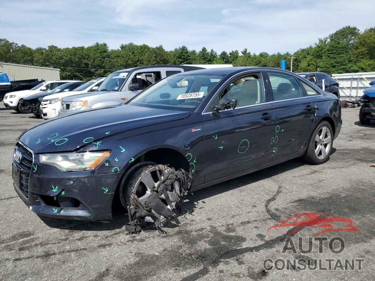 AUDI A6 2012 - WAUGGAFC1CN051190