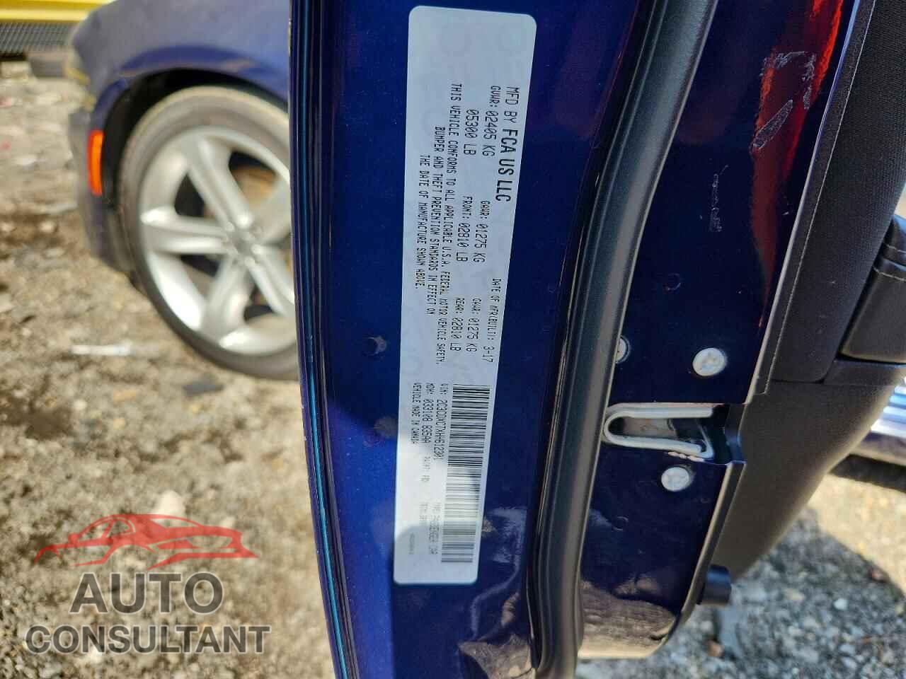 DODGE CHARGER 2017 - 2C3CDXCTXHH612301