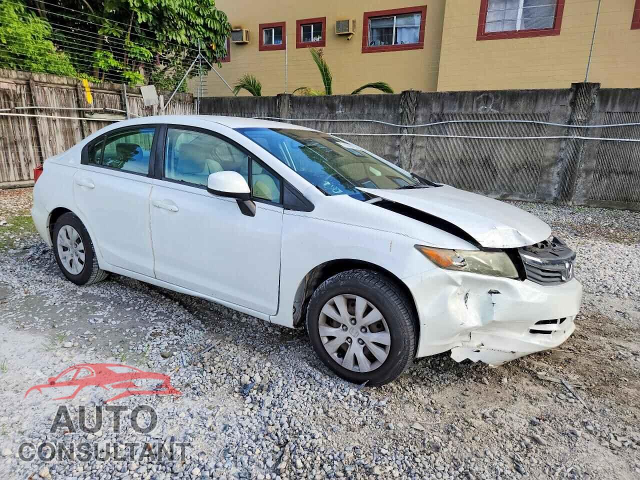 HONDA CIVIC 2012 - 19XFB2F57CE085692