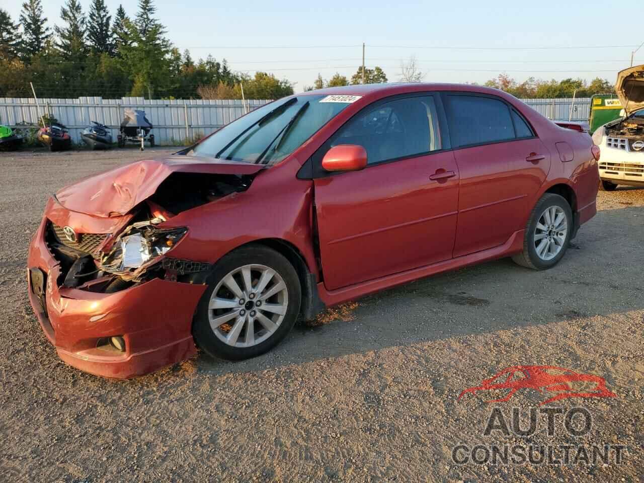 TOYOTA COROLLA 2010 - 2T1BU4EE1AC192853