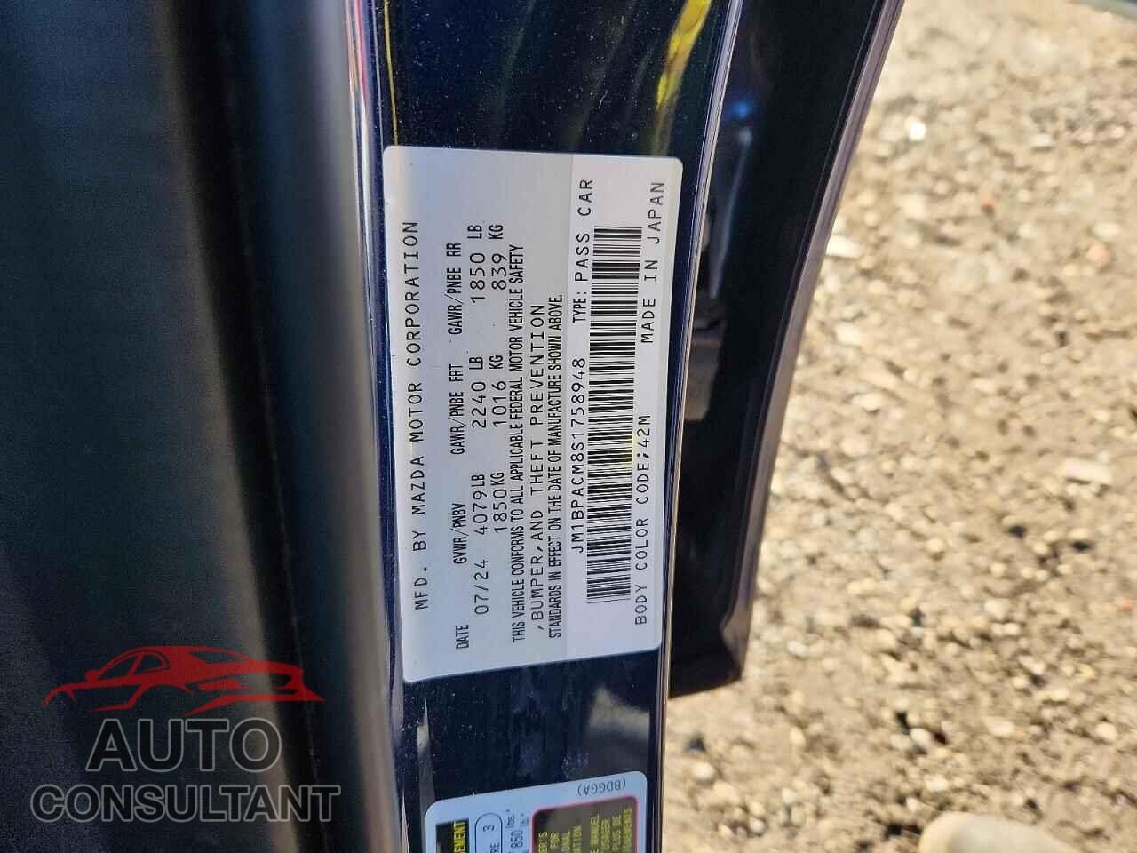 MAZDA 3 2025 - JM1BPACM8S1758948