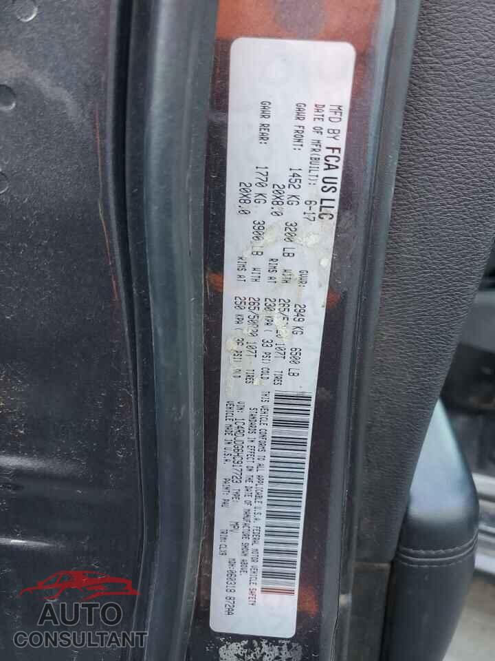 DODGE DURANGO 2017 - 1C4RDJDG6HC917723