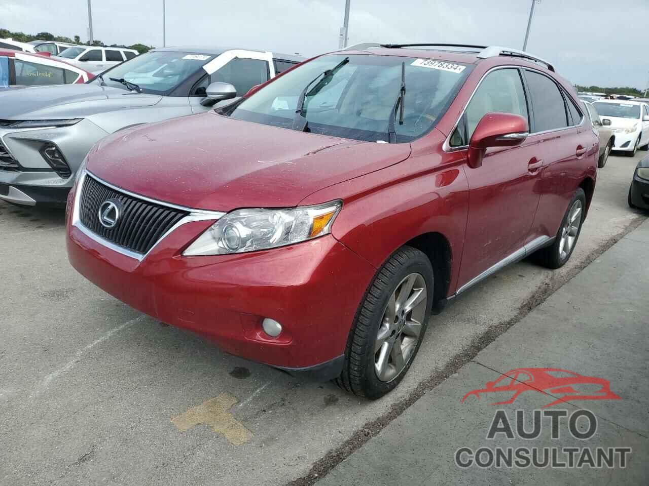 LEXUS RX350 2010 - 2T2ZK1BA0AC007823