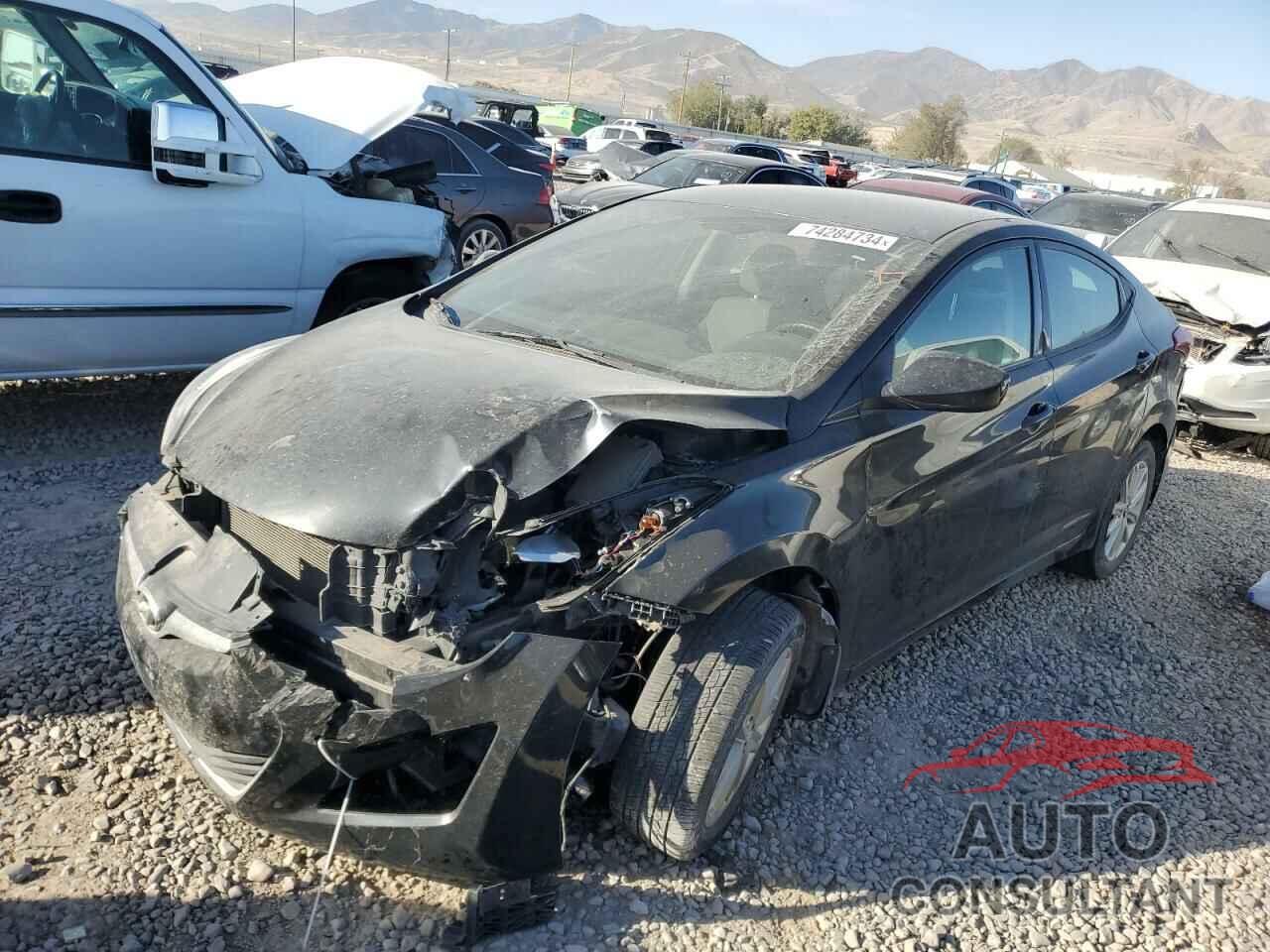 HYUNDAI ELANTRA 2014 - KMHDH4AE6EU172461