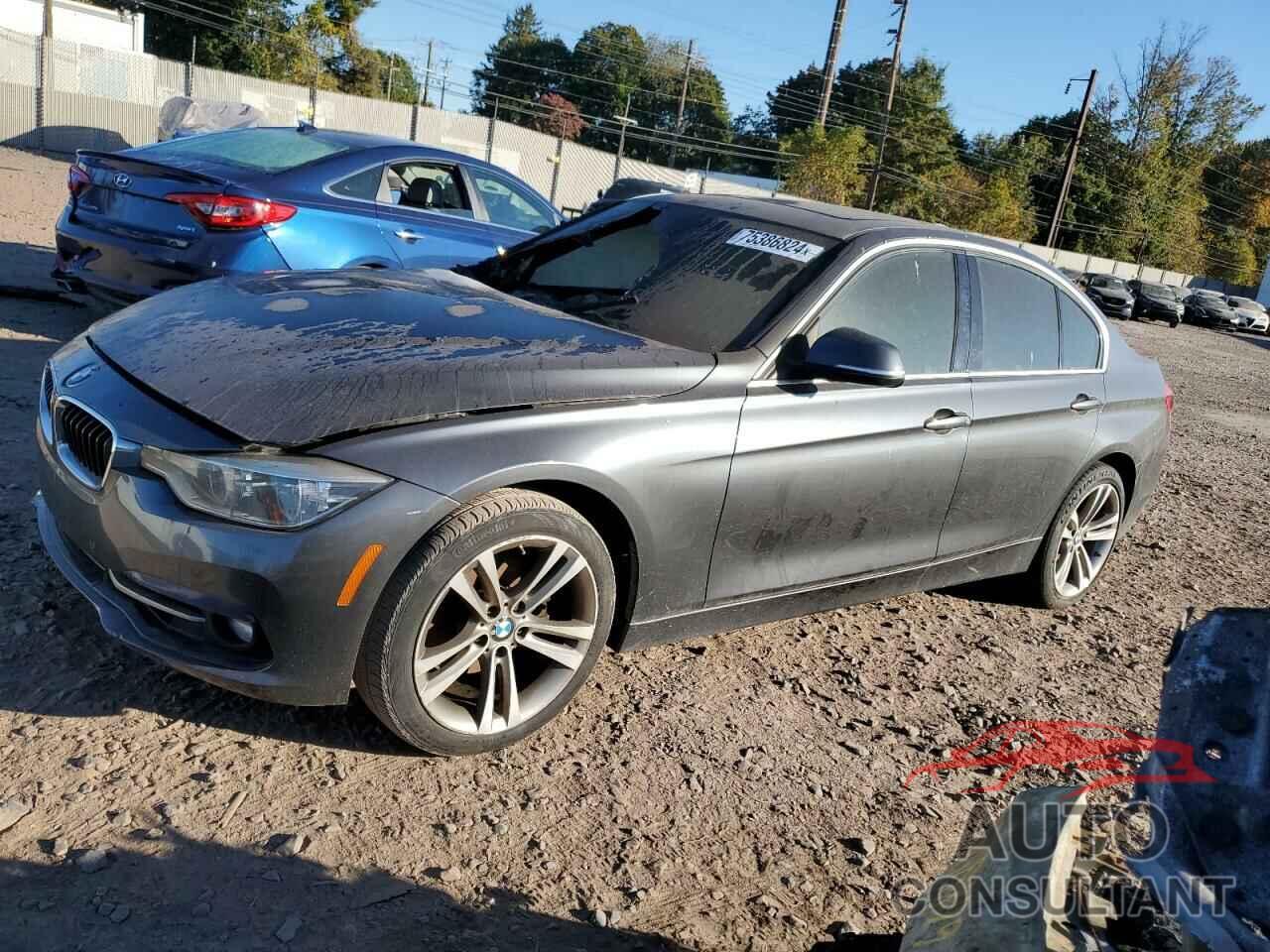 BMW 3 SERIES 2017 - WBA8D9C38HA011722