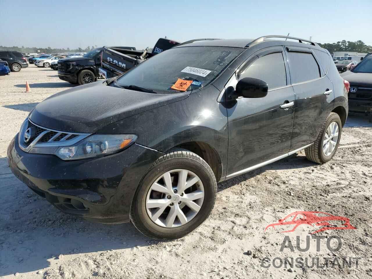 NISSAN MURANO 2014 - JN8AZ1MU4EW406546