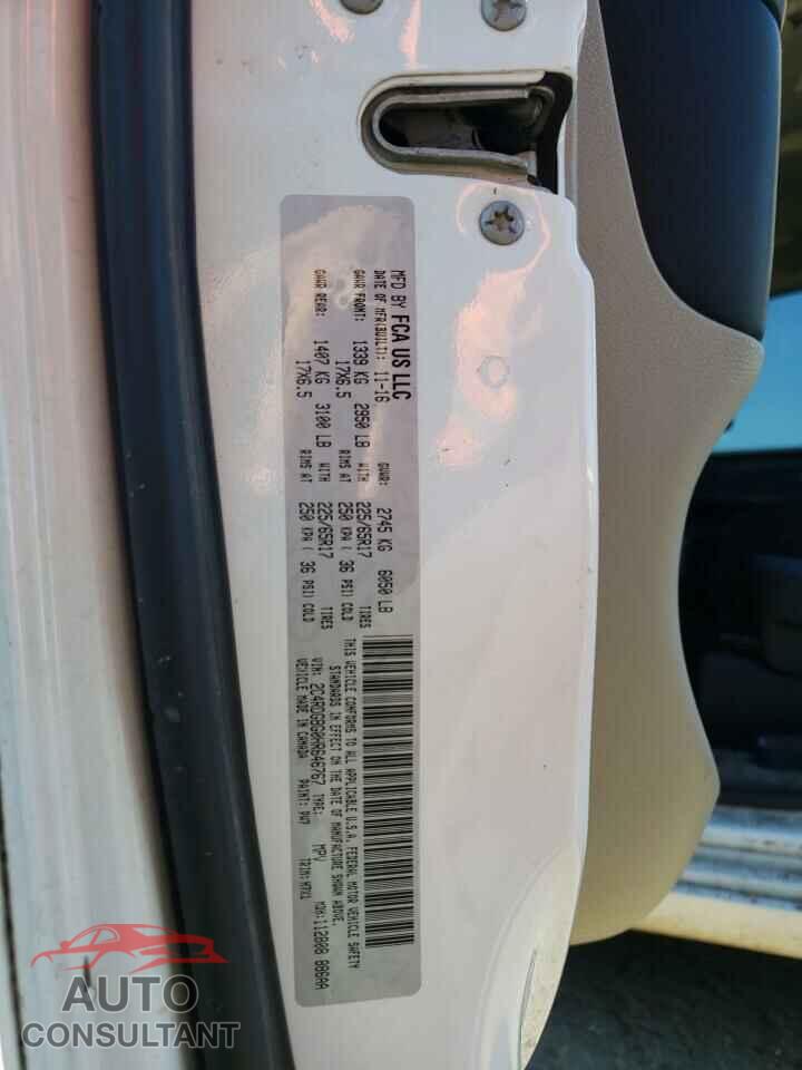DODGE CARAVAN 2017 - 2C4RDGBG0HR646767