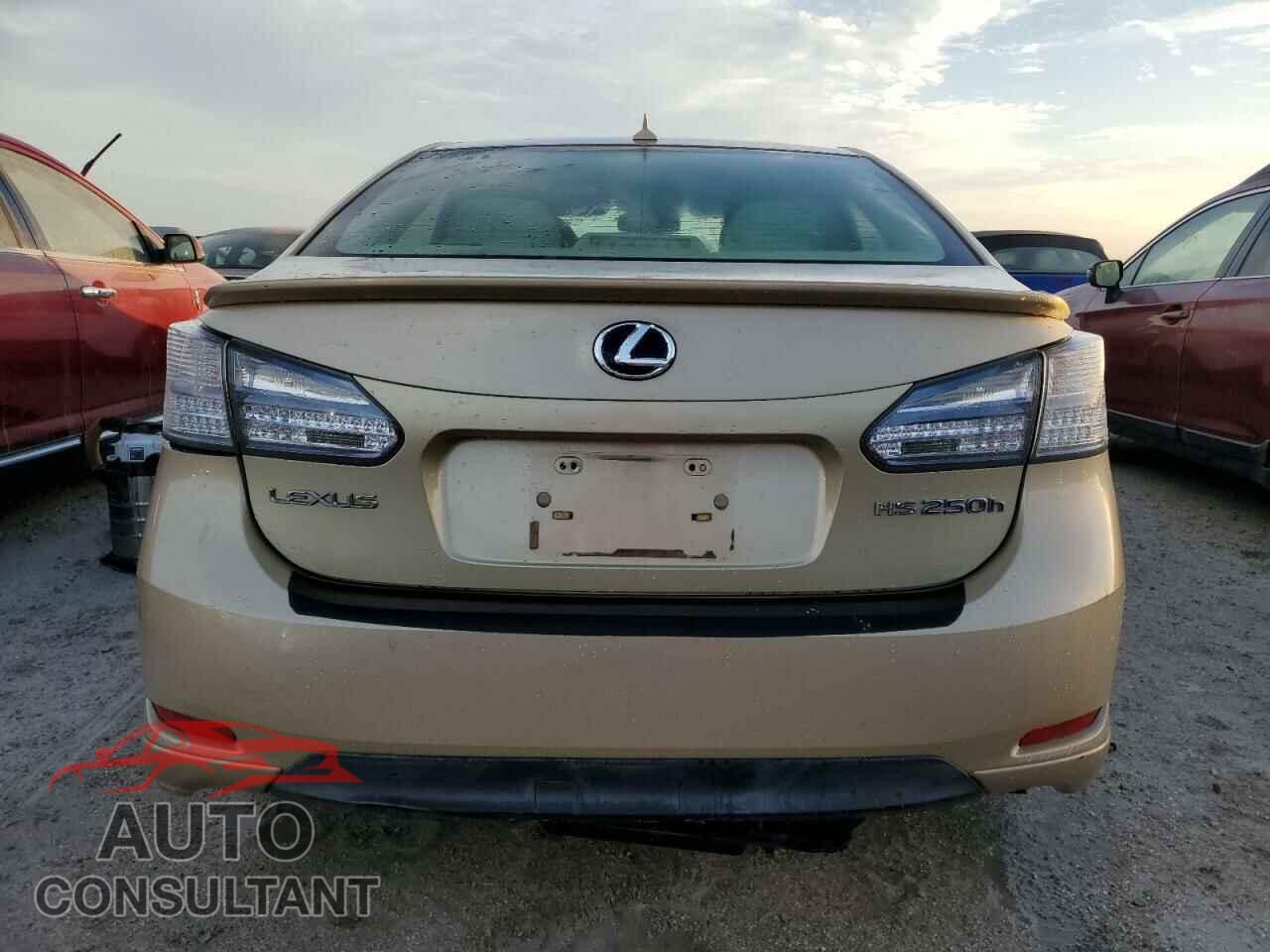 LEXUS HS 2010 - JTHBB1BA7A2017364