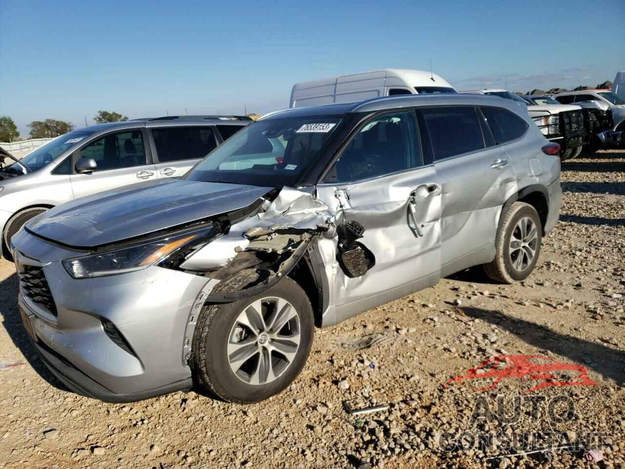 TOYOTA HIGHLANDER 2021 - 5TDGZRAH5MS531324