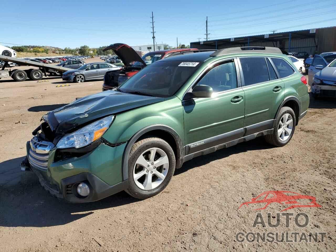 SUBARU OUTBACK 2014 - 4S4BRBCC2E3236635