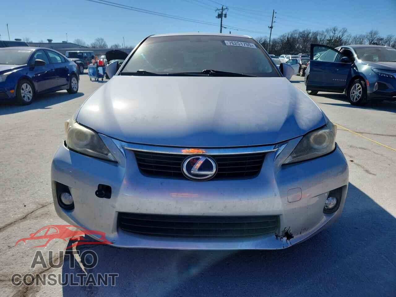 LEXUS CT 200 2012 - JTHKD5BH0C2118800