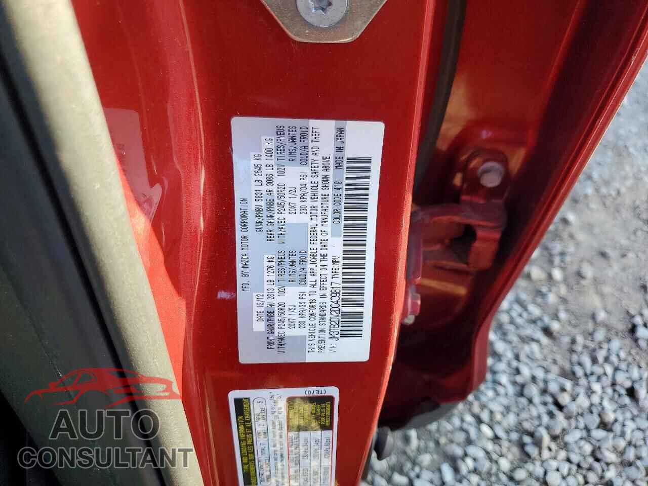 MAZDA CX-9 2013 - JM3TB2DV2D0409817