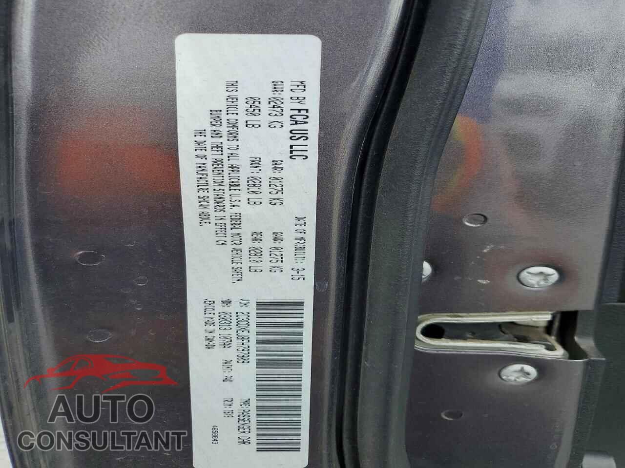 DODGE CHARGER 2015 - 2C3CDXEJ8FH797909