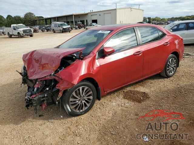 TOYOTA COROLLA 2017 - 2T1BURHE2HC780361