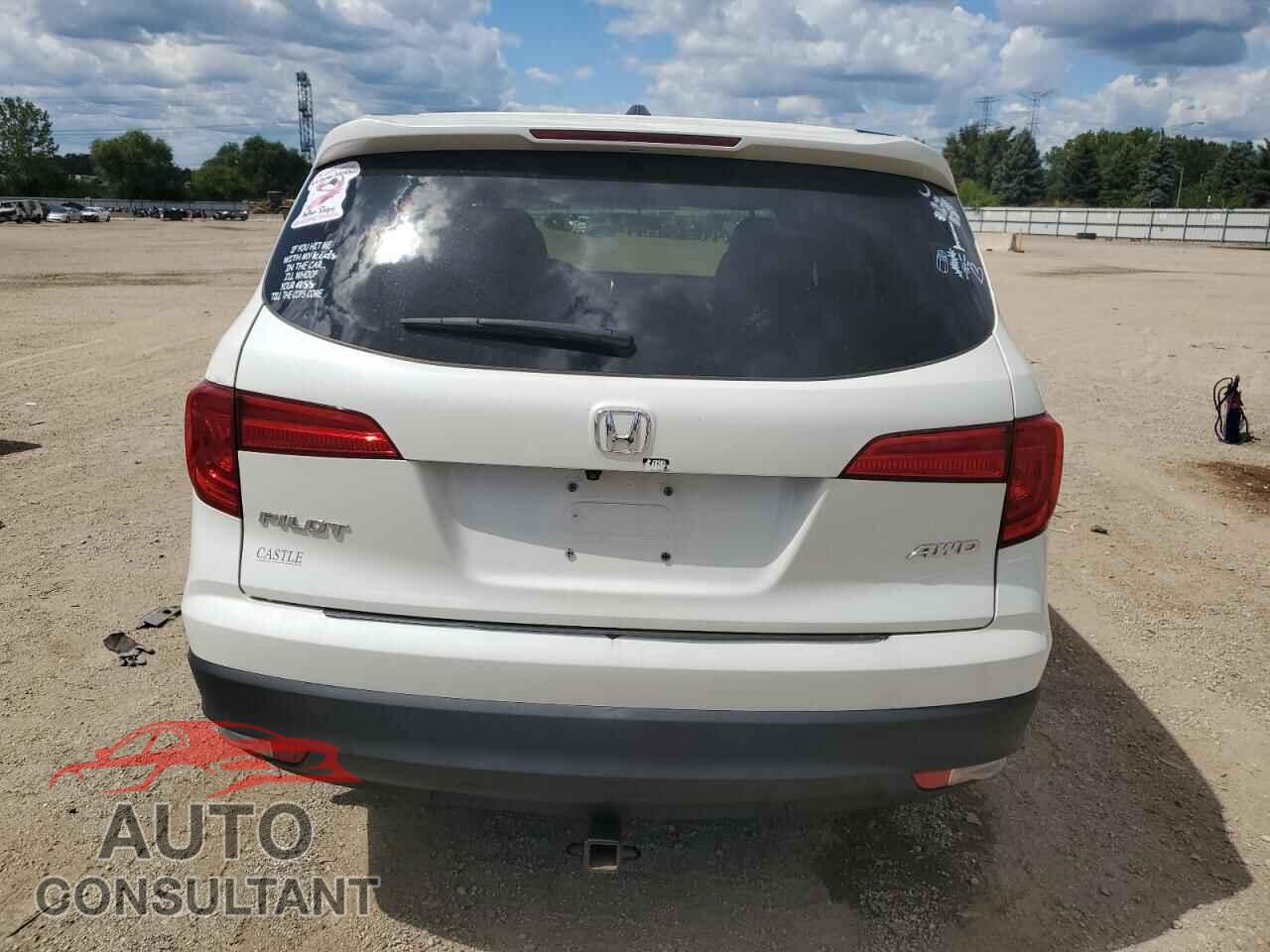 HONDA PILOT 2017 - 5FNYF6H32HB058093
