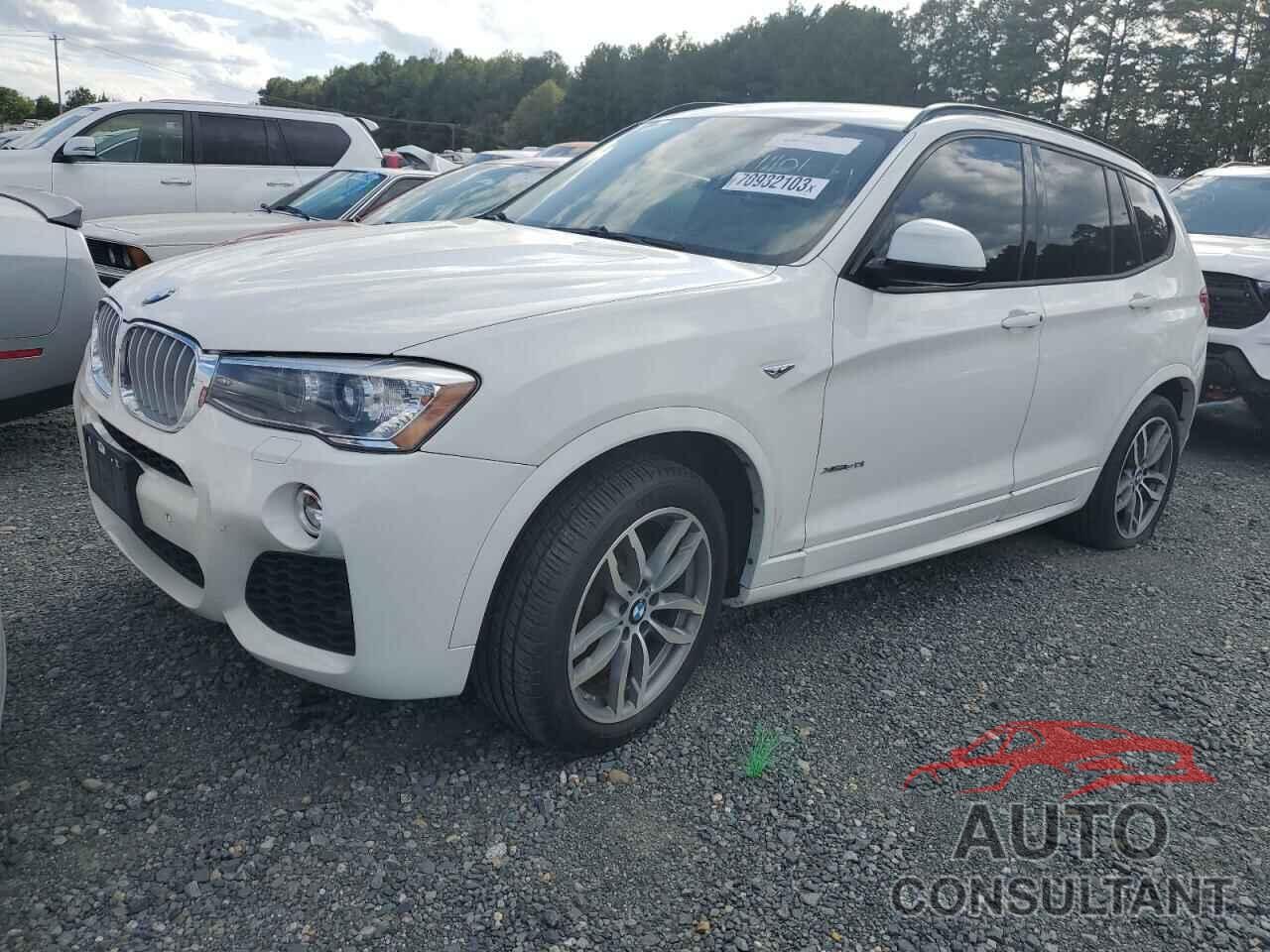 BMW X3 2017 - 5UXWX9C59H0T11101