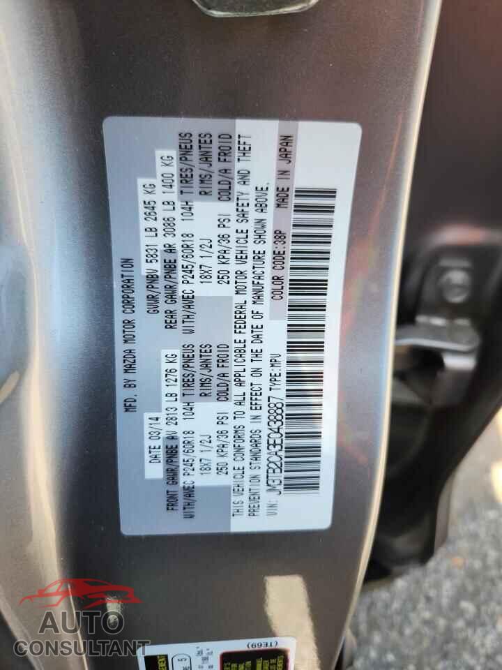 MAZDA CX-9 2014 - JM3TB2CA3E0438887