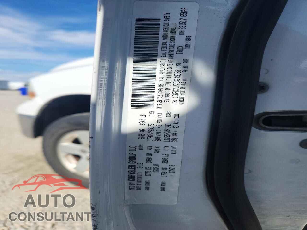 DODGE RAM 1500 2012 - 1C6RD7LP7CS249568