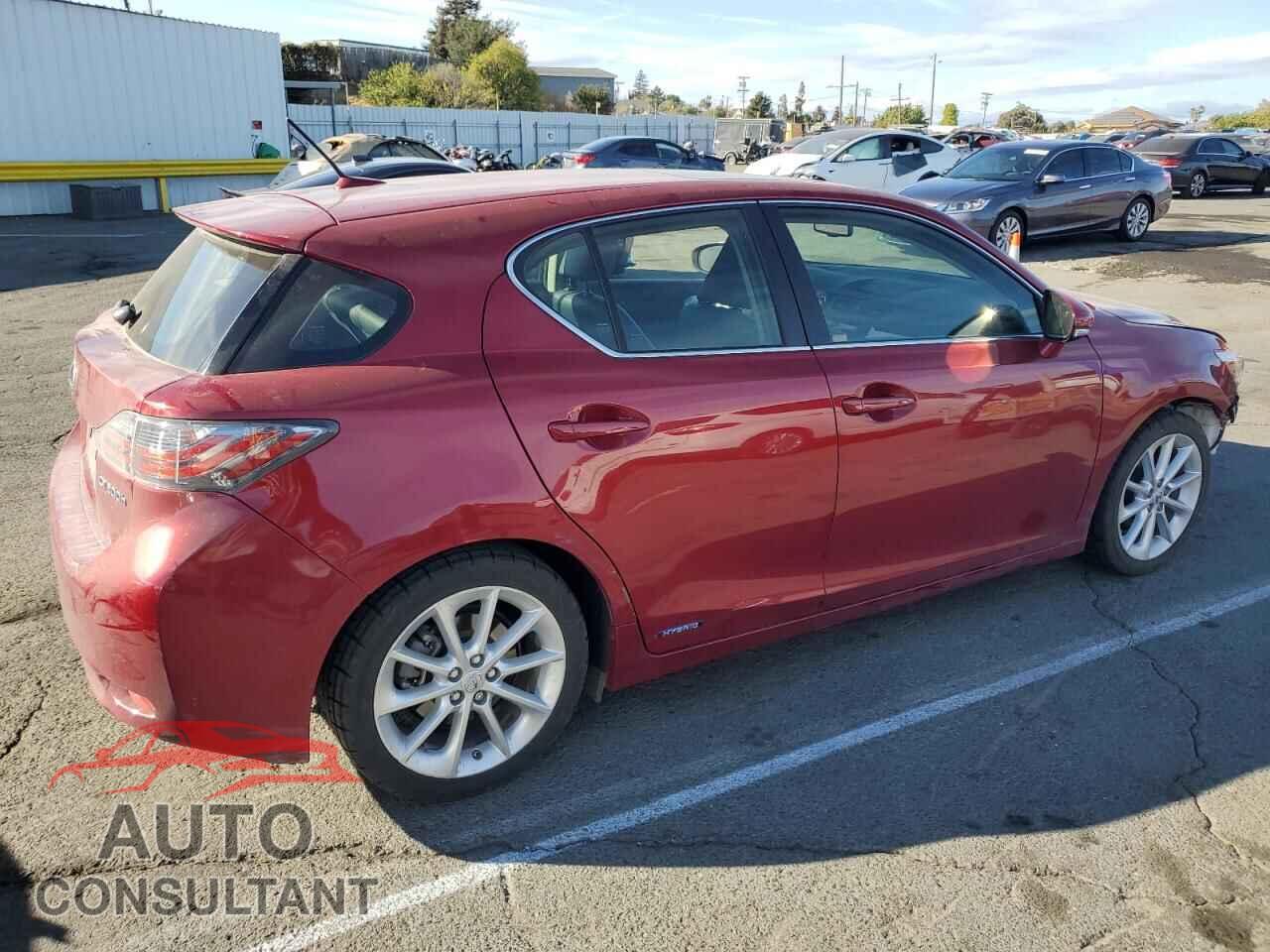 LEXUS CT 200 2012 - JTHKD5BH1C2060552