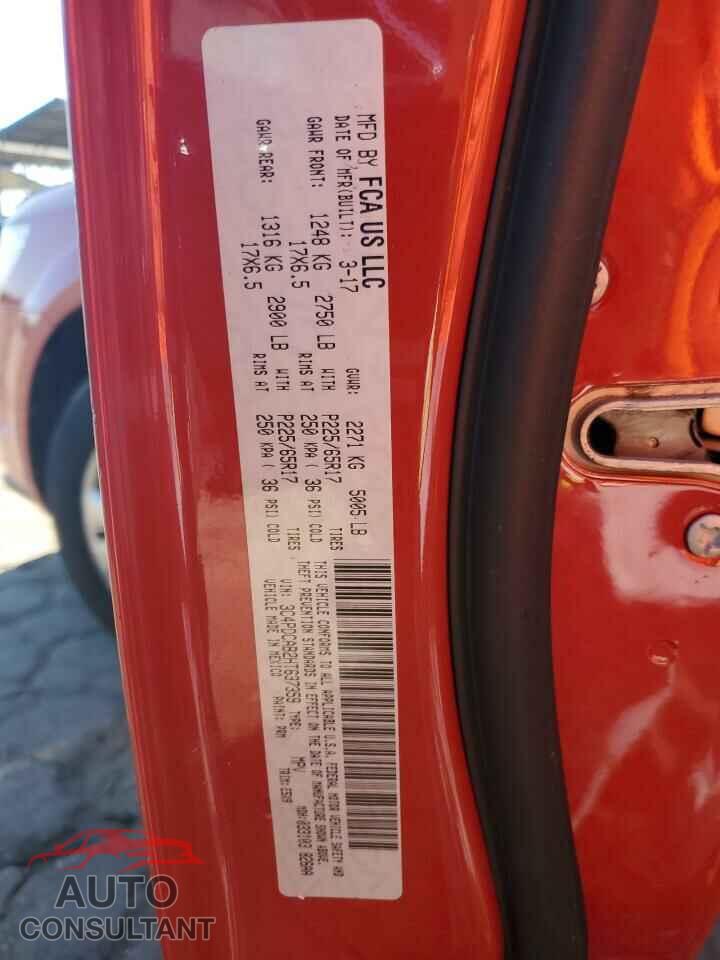 DODGE JOURNEY 2017 - 3C4PDCAB2HT637359