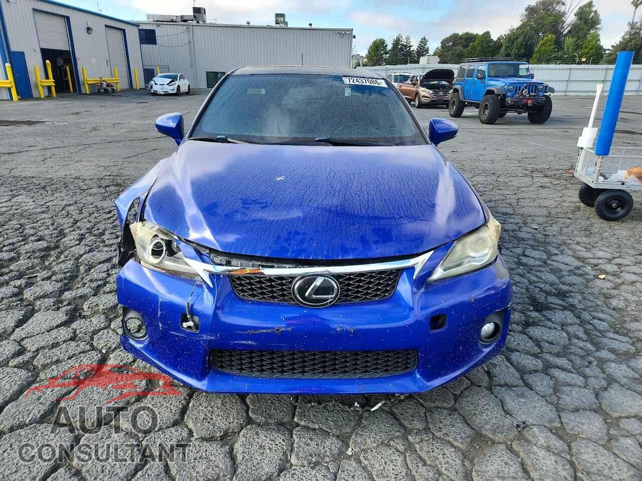 LEXUS CT 200 2013 - JTHKD5BH5D2153026