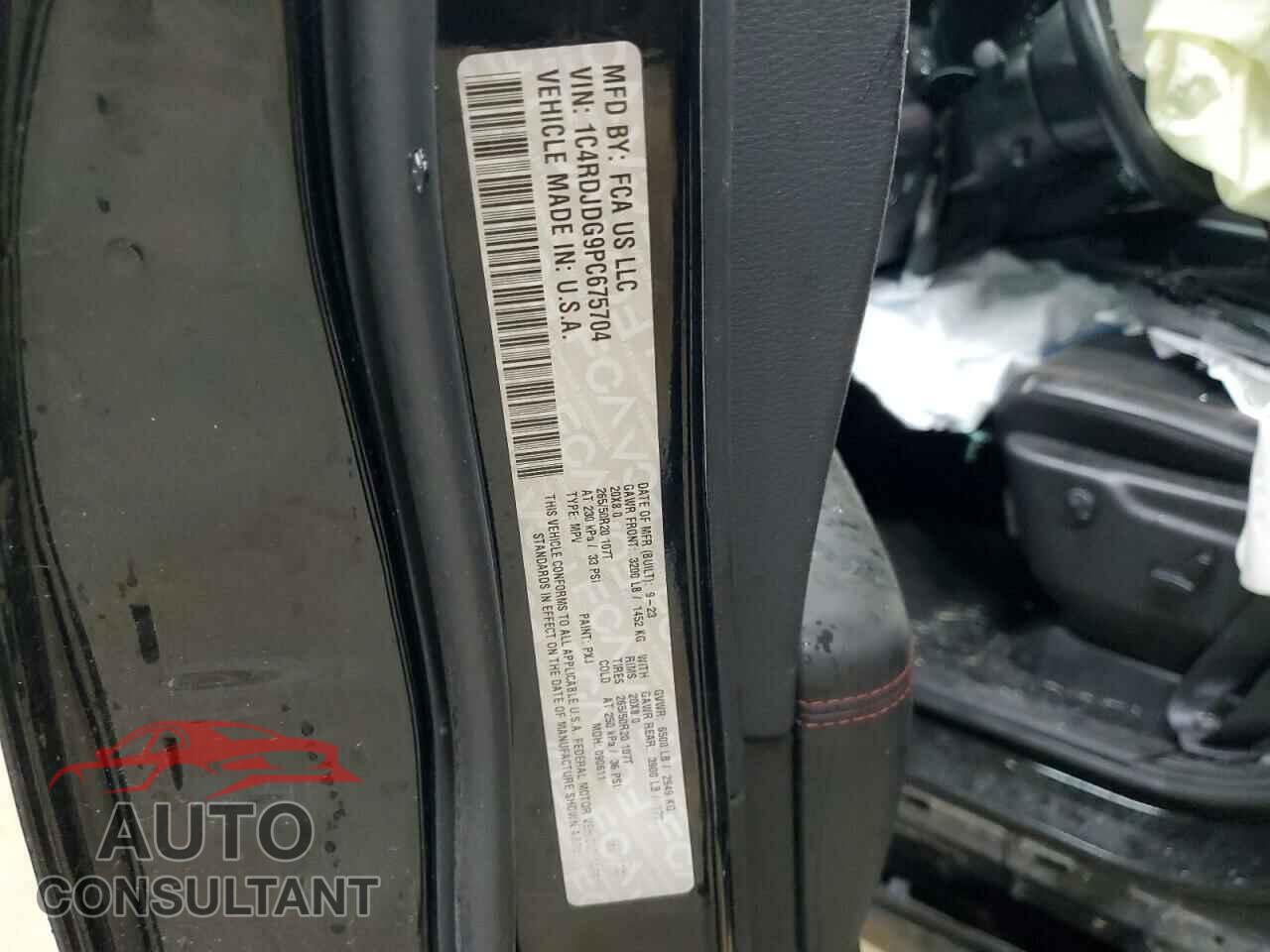 DODGE DURANGO 2023 - 1C4RDJDG9PC675704