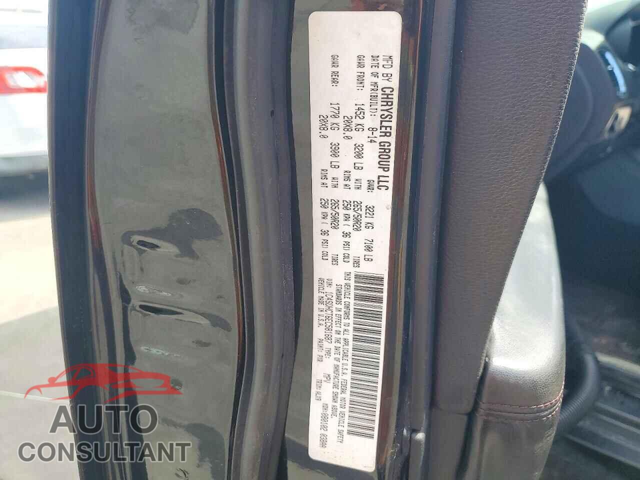 DODGE DURANGO 2014 - 1C4SDHCT6EC581687