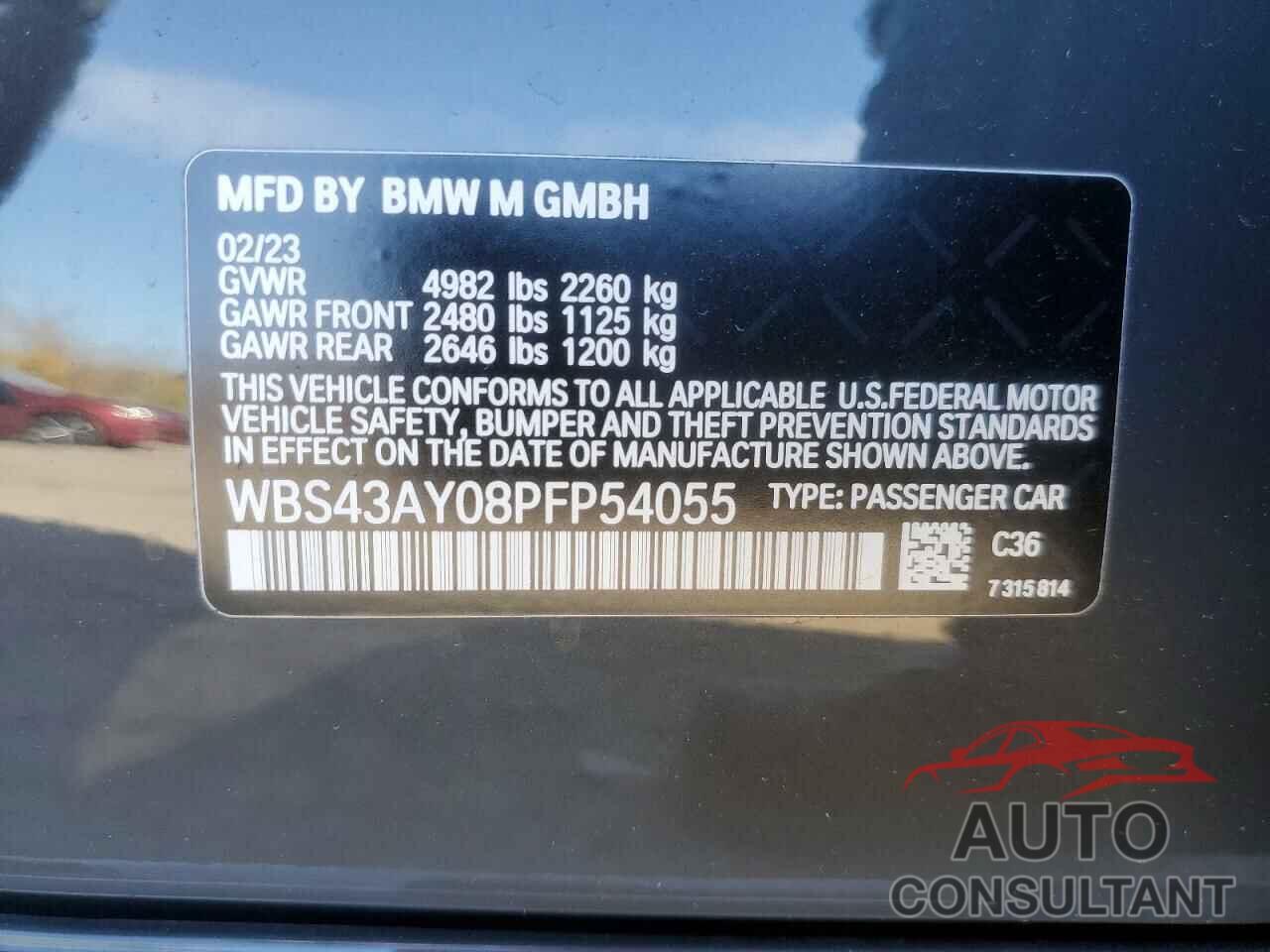 BMW M3 2023 - WBS43AY08PFP54055