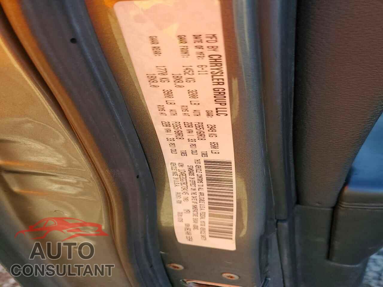 DODGE DURANGO 2011 - 1D4RE2GG7BC734145