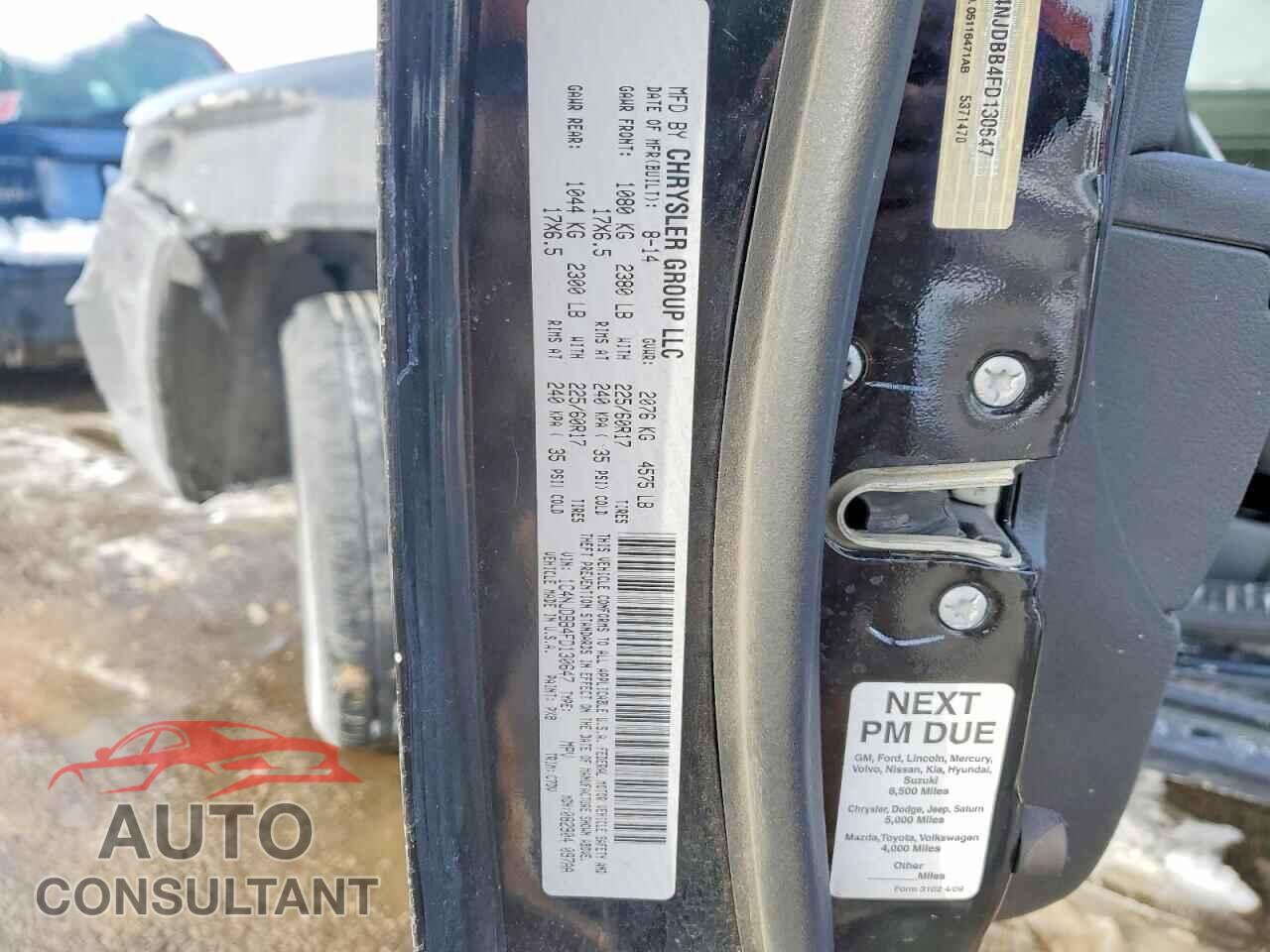 JEEP COMPASS 2015 - 1C4NJDBB4FD130647