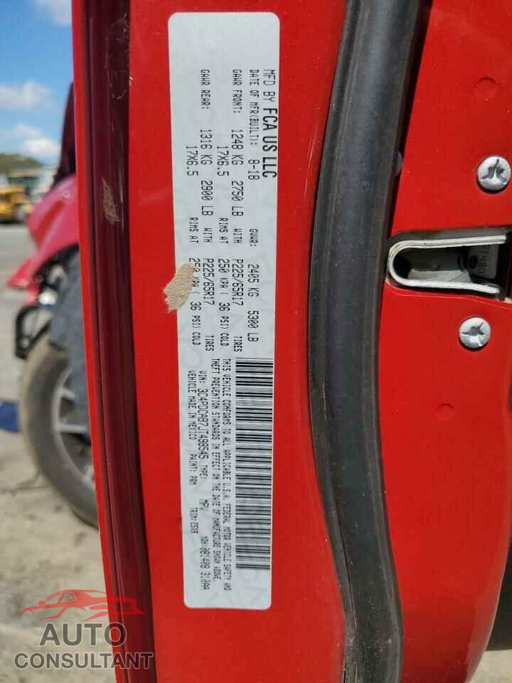 DODGE JOURNEY 2018 - 3C4PDCAB7JT498545