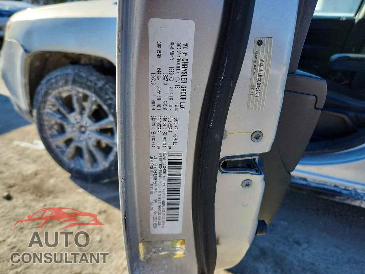 JEEP COMPASS 2013 - 1C4NJDEB4DD167397