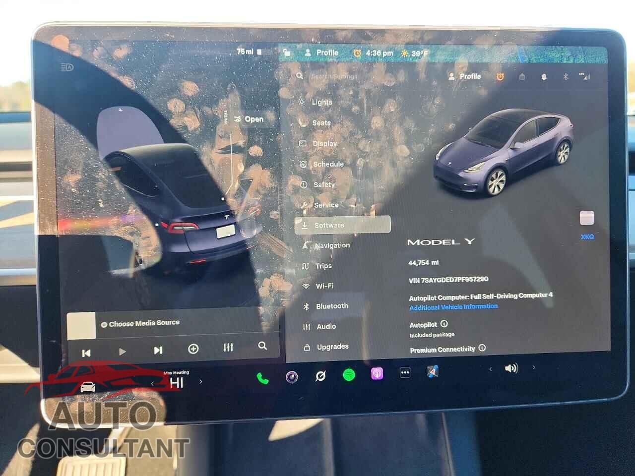 TESLA MODEL Y 2023 - 7SAYGDED7PF957290