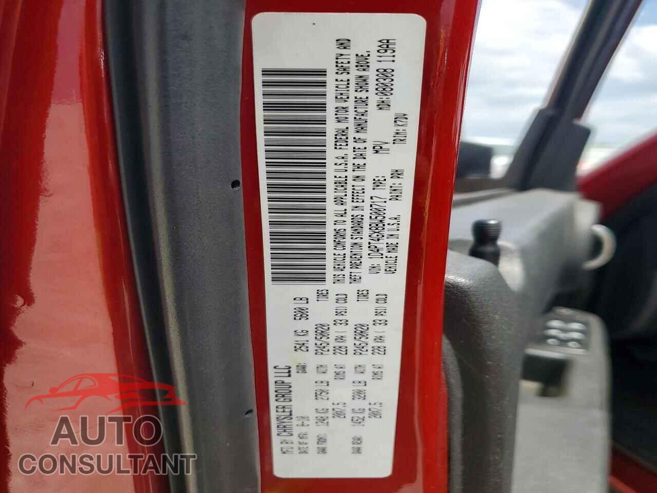 DODGE NITRO 2011 - 1D4PT4GX8BW500717