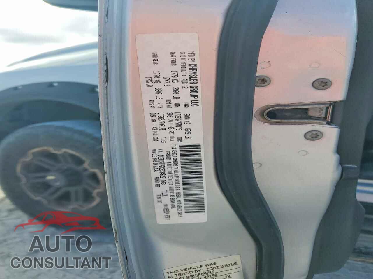 DODGE RAM 1500 2012 - 1C6RD7FP2CS334622