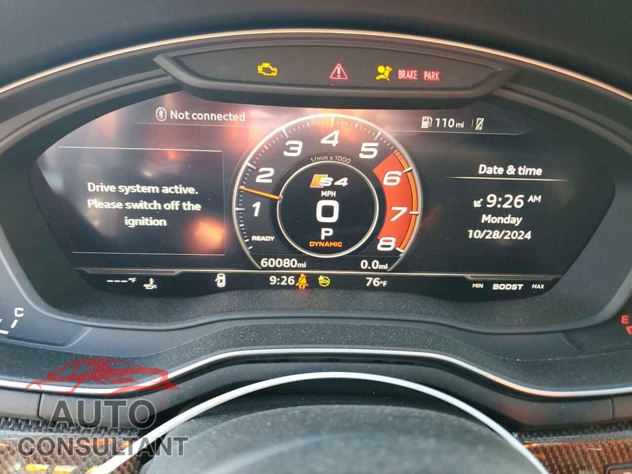 AUDI S4/RS4 2019 - WAUB4AF41KA069271