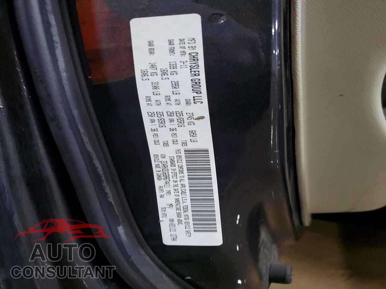 DODGE GRAND CARAVAN 2011 - 2D4RN3DG6BR674411