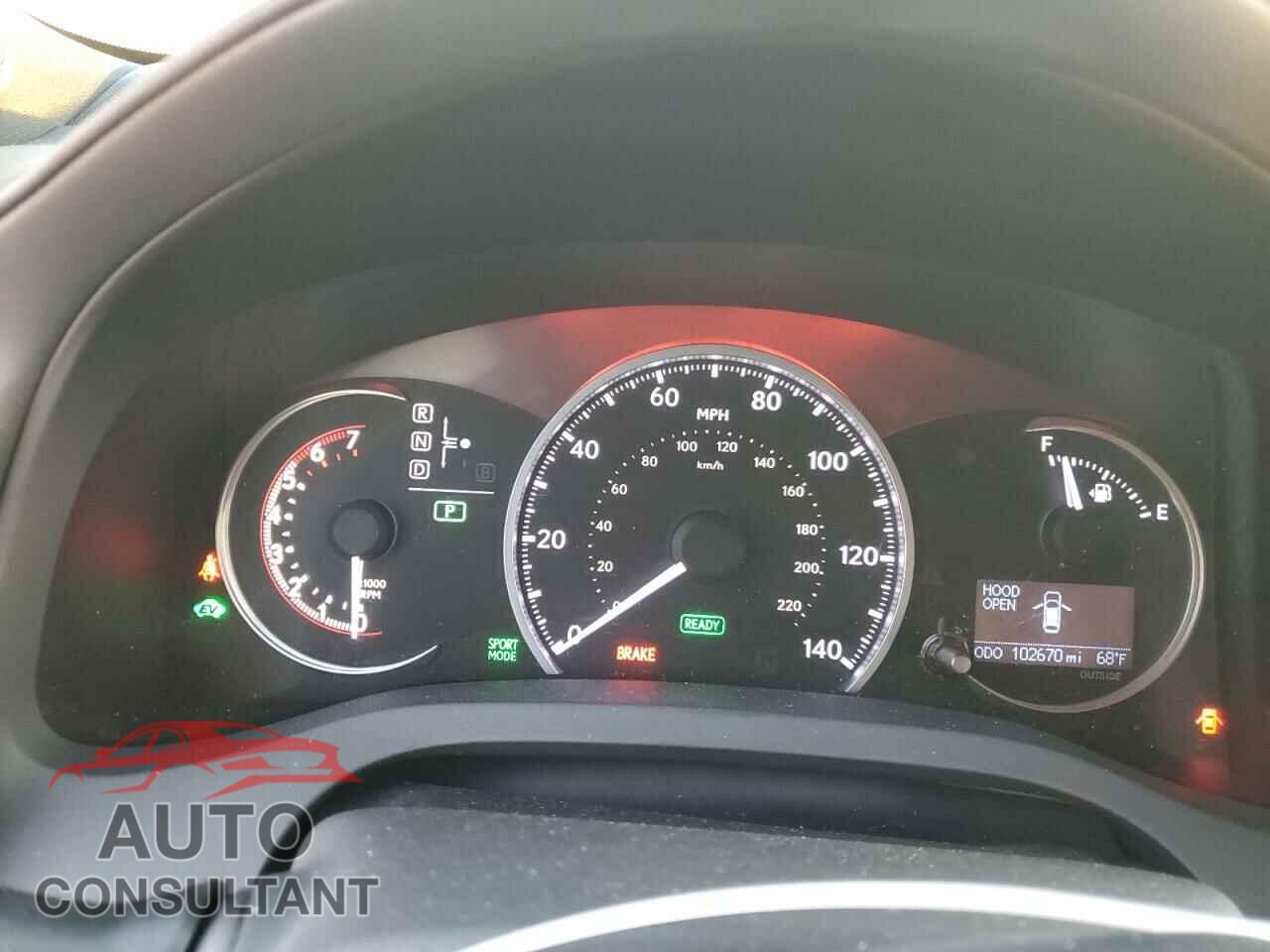 LEXUS CT 200 2012 - JTHKD5BH2C2064254