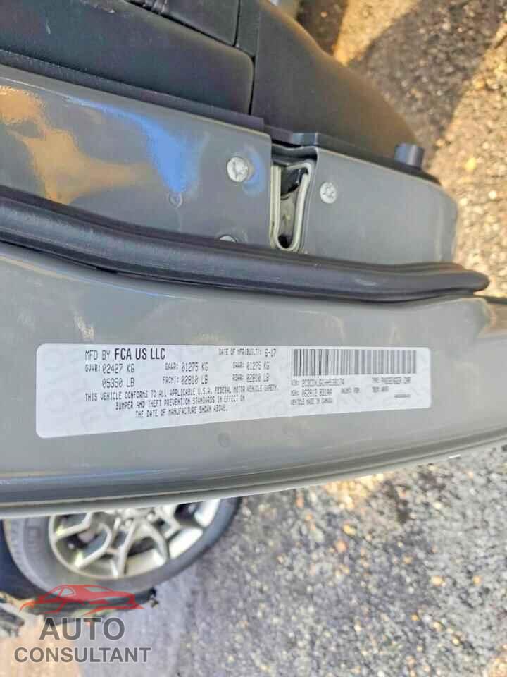 DODGE CHARGER 2017 - 2C3CDXJG1HH538174
