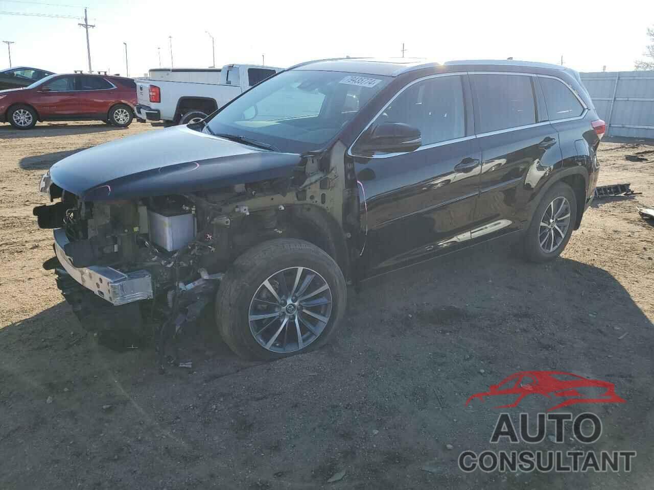 TOYOTA HIGHLANDER 2019 - 5TDJZRFH0KS618270