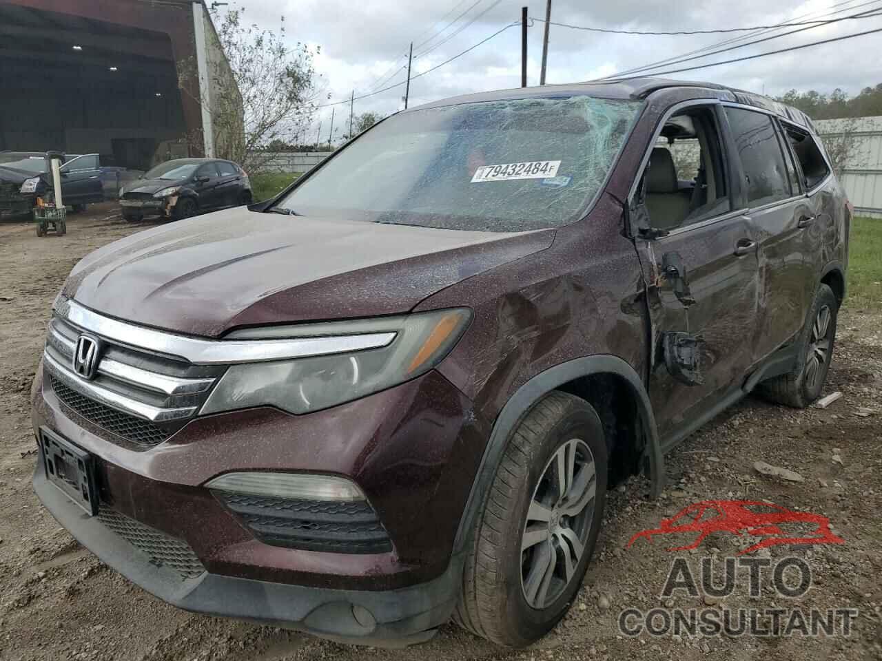 HONDA PILOT 2016 - 5FNYF5H57GB054325