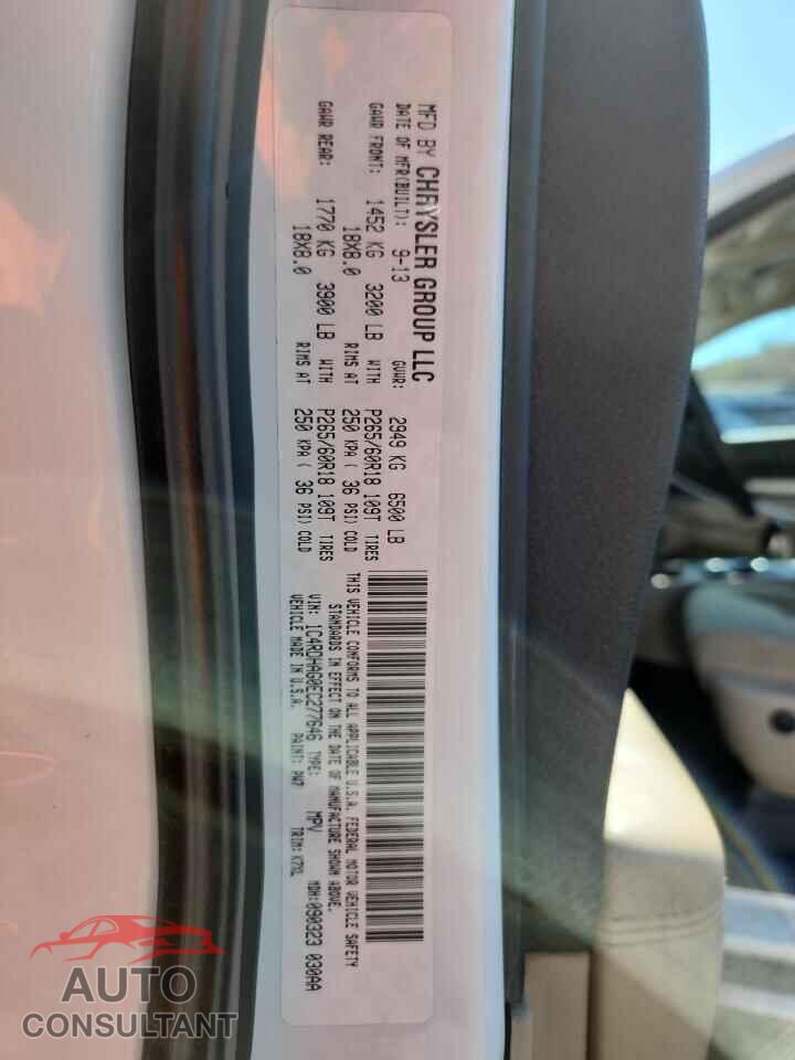 DODGE DURANGO 2014 - 1C4RDHAG0EC277646