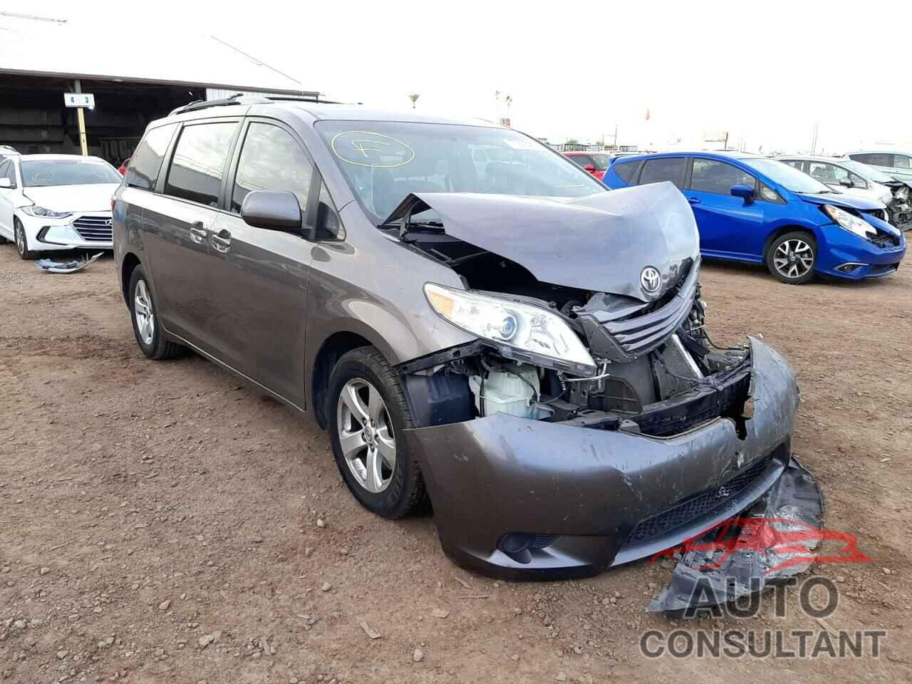 TOYOTA SIENNA 2017 - 5TDKZ3DCXHS788461